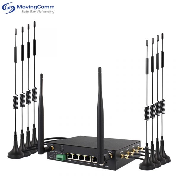 Custom Openvpn Rauter Industrial Router Wi-Fi 6 12V Car Wifi Dual Sim Bonding Router Unlocked Wifi Router 4G 5G With Sim Card - Image 2