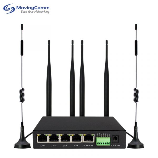 Best Openwrt Rs232 Rs485 Serial Port 1200Mbps 4G Modem 3G/4G Wireless Industrial 4G Bus Wifi Router For Vehicle Wifi Sharing