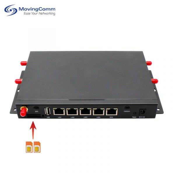 Multi SIM Card 3G 4G LTE WIFI Cellular Modem Industrial Grade VPN Router with Dual band WiFi 2.4GHz 5GHz Gigabit Ethernet Ports - Image 7